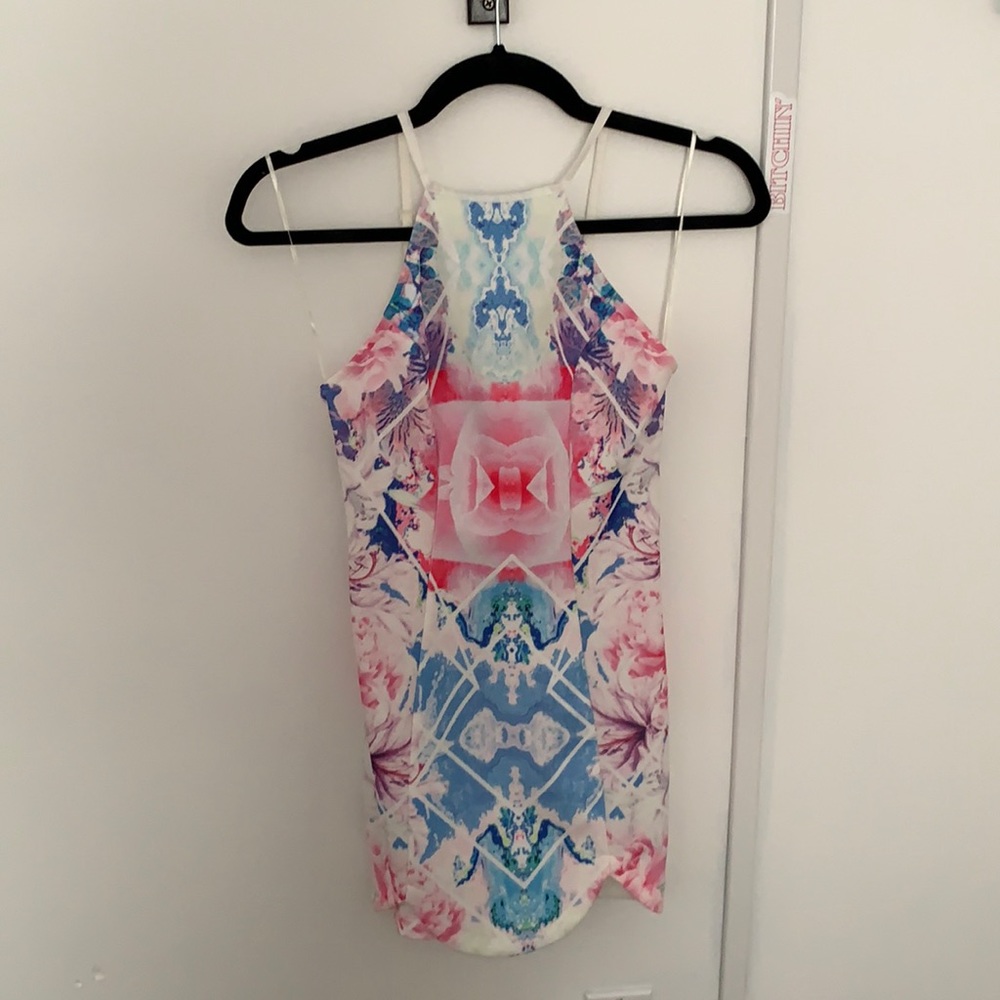 High neck dress
